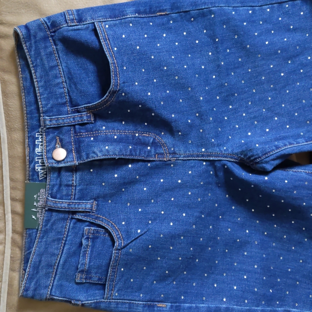 High rise skinny jeans